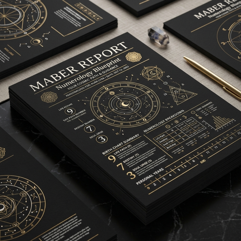 Locked detailed report preview mockup